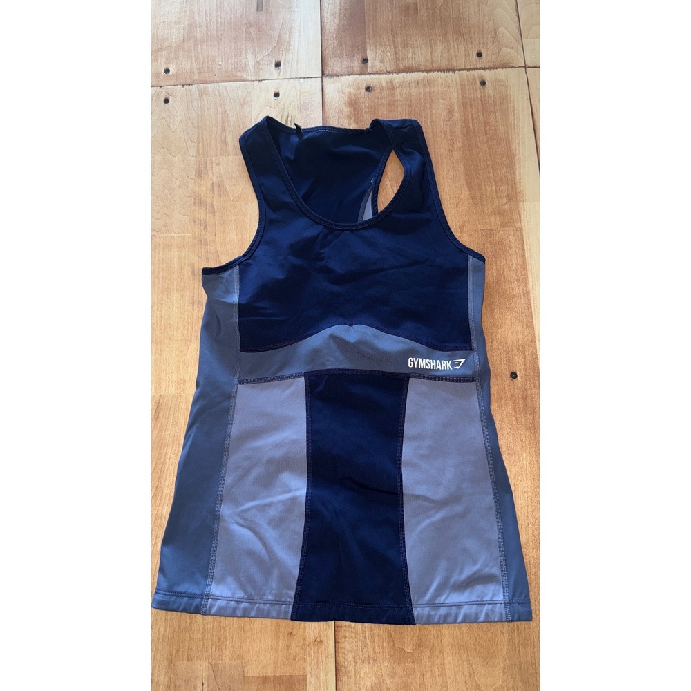 Gymshark Women Purple Light Purple Racerback Tank Top‎ Silicone Grip Hem